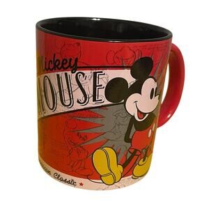 NWOT Red Mickey Mouse large mug